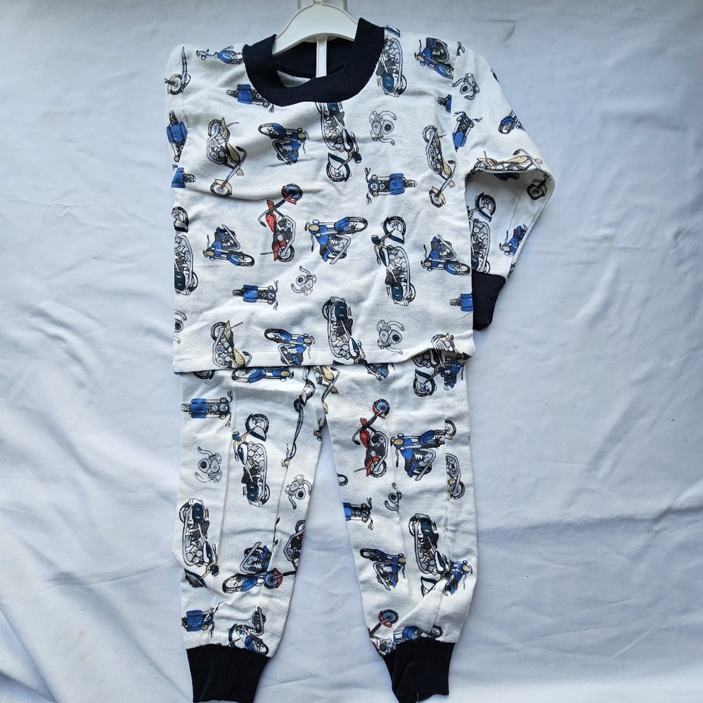 Boys 2pc robot print pajamas